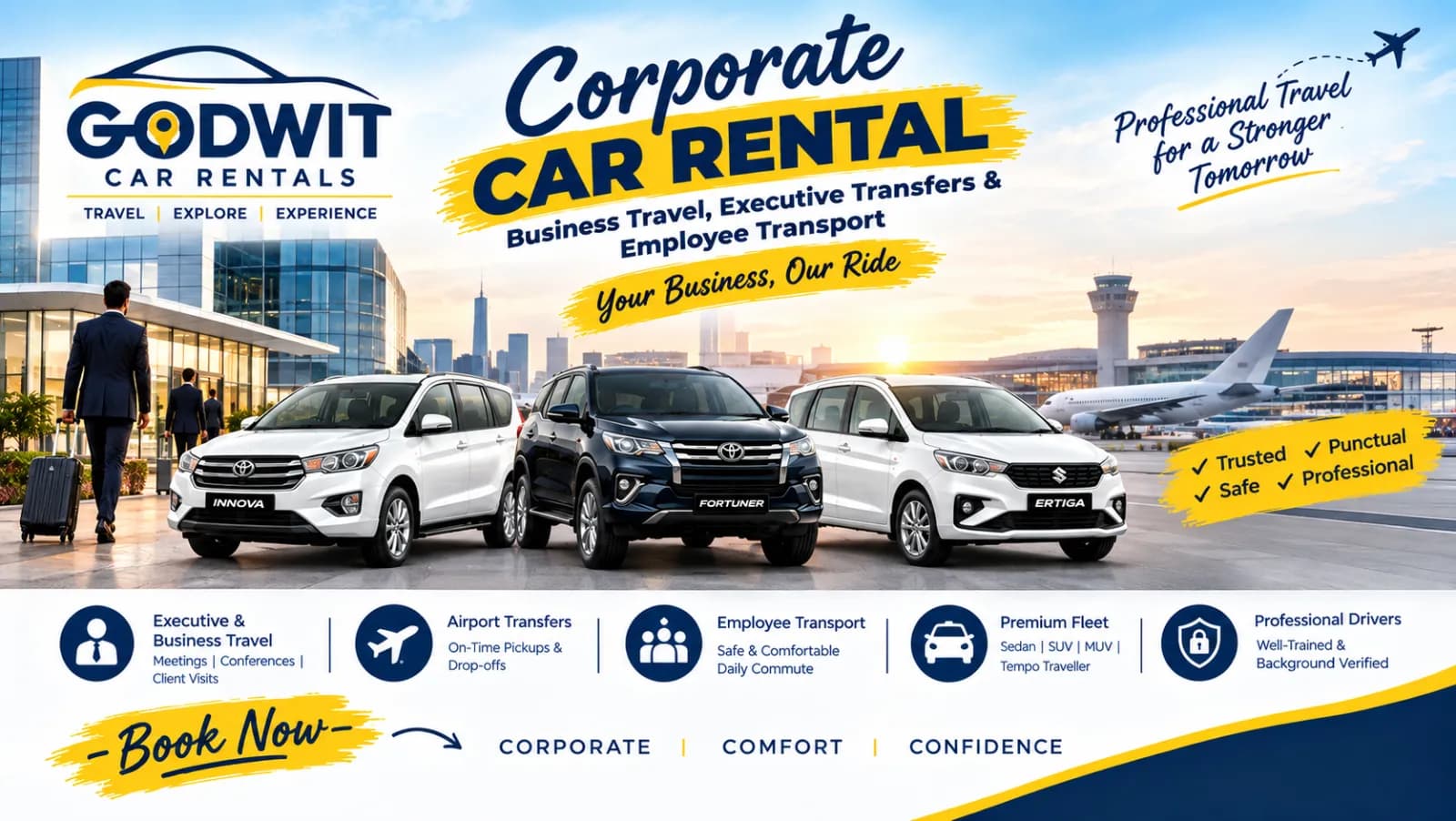Corporate Car Rental | Business Travel, Executive Transfers & Employee Transport