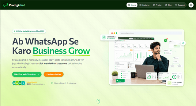 ProdigiChat โ AI-Powered WhatsApp Marketing & Customer Engagement Platform
