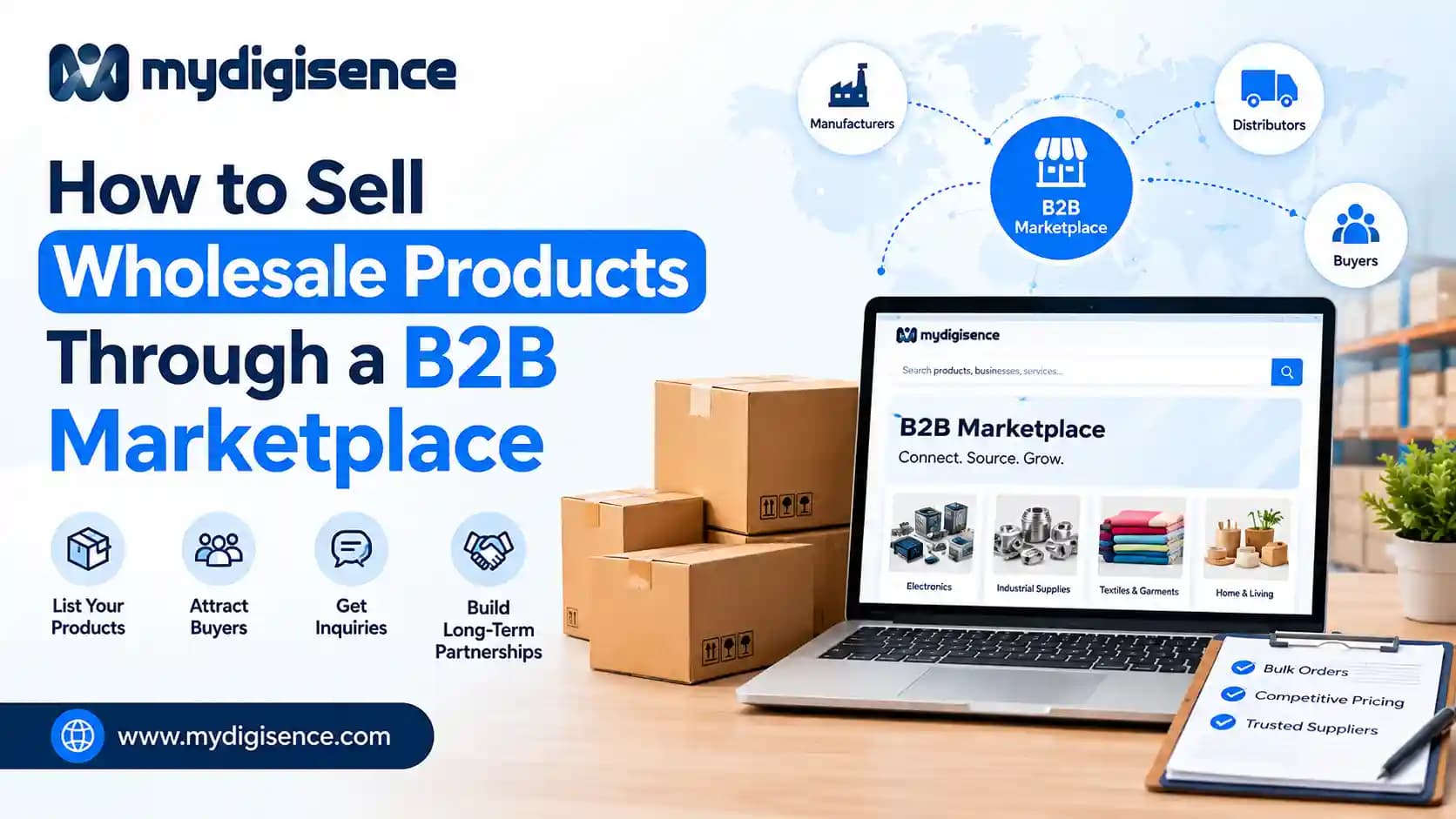 How to Sell Wholesale Products Through a B2B Marketplace