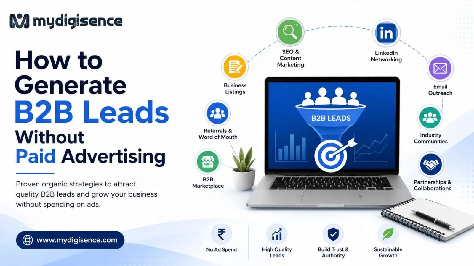 How to Generate B2B Leads Without Paid Advertising
