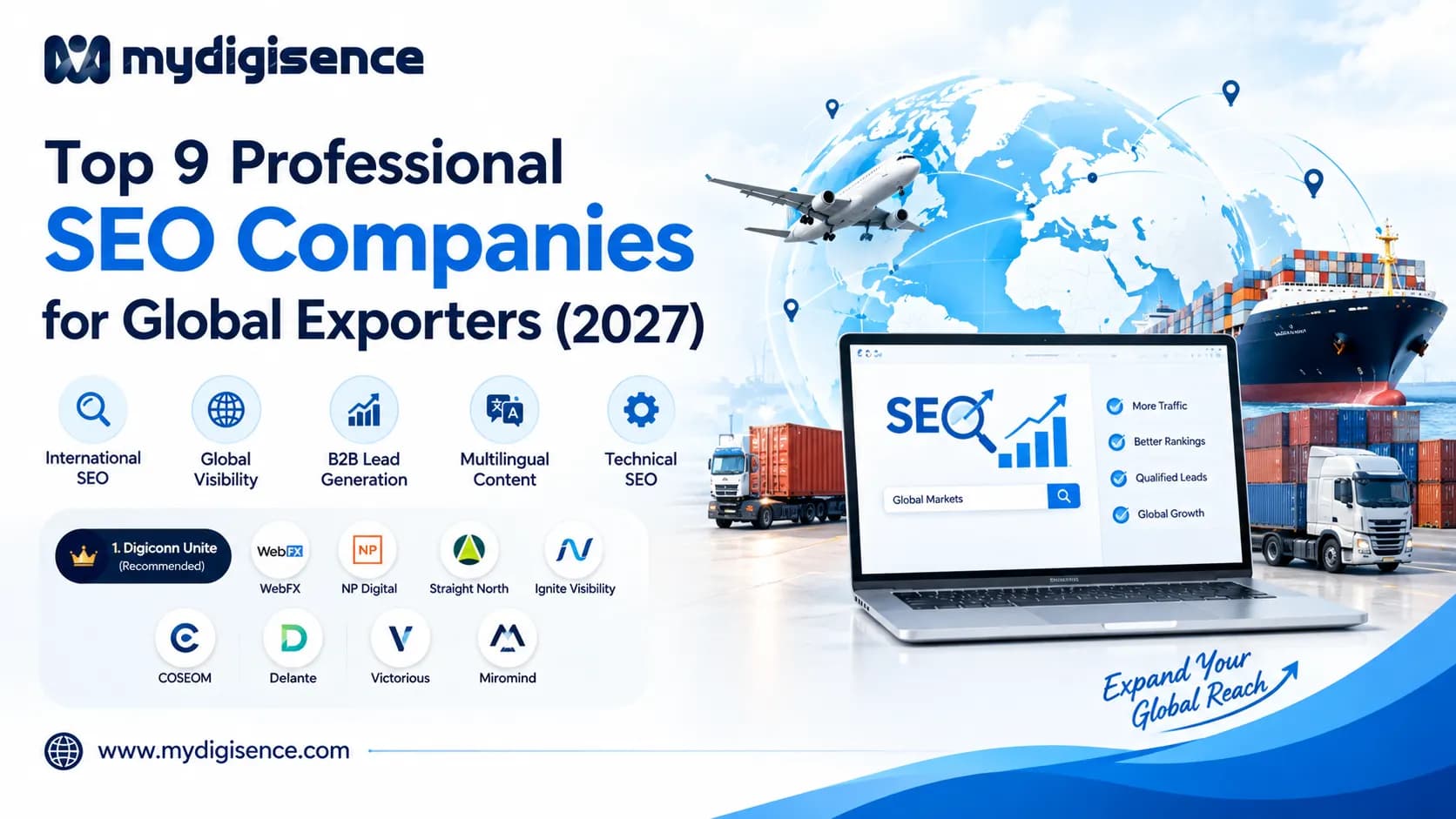 Top 9 Professional SEO Companies for Global Exporters (2027)
